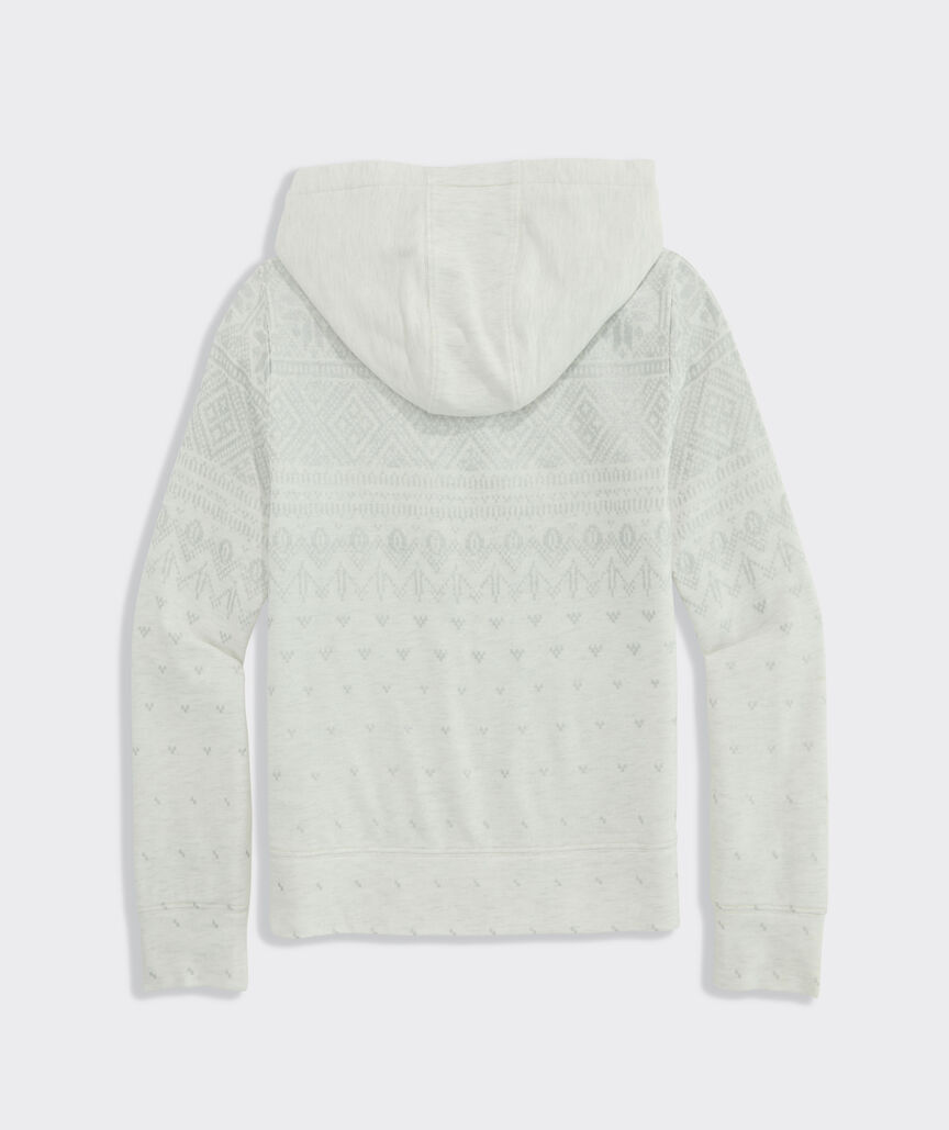 Girls' Fair Isle Dreamcloth® Full Zip Hoodie