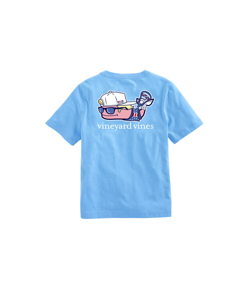 OUTLET Boys' Lacrosse Bro Whale Short-Sleeve Pocket Tee