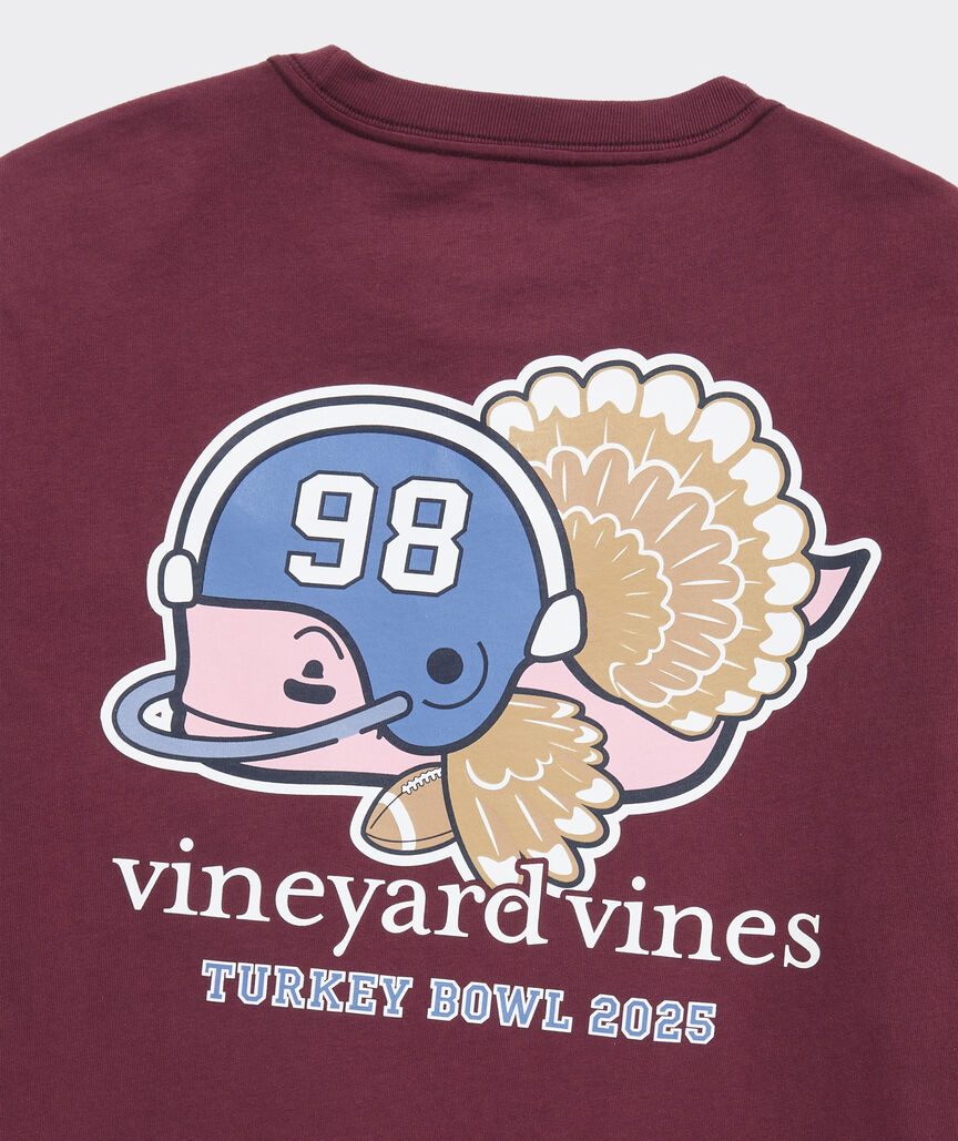 Football Turkey Whale Long-Sleeve Pocket Tee