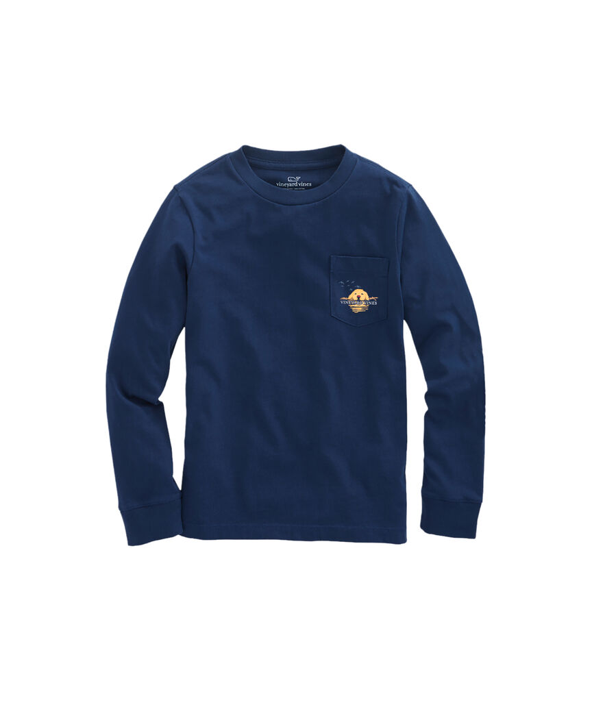 OUTLET Boys' Good Dog Long-Sleeve Pocket Tee