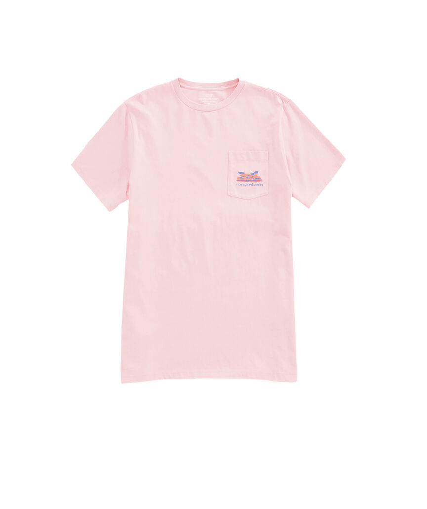 OUTLET Women's Palm Beach Scenic Short-Sleeve Pocket Tee