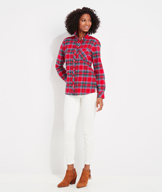Shop Flannel Chilmark Relaxed Button-Down at vineyard vines