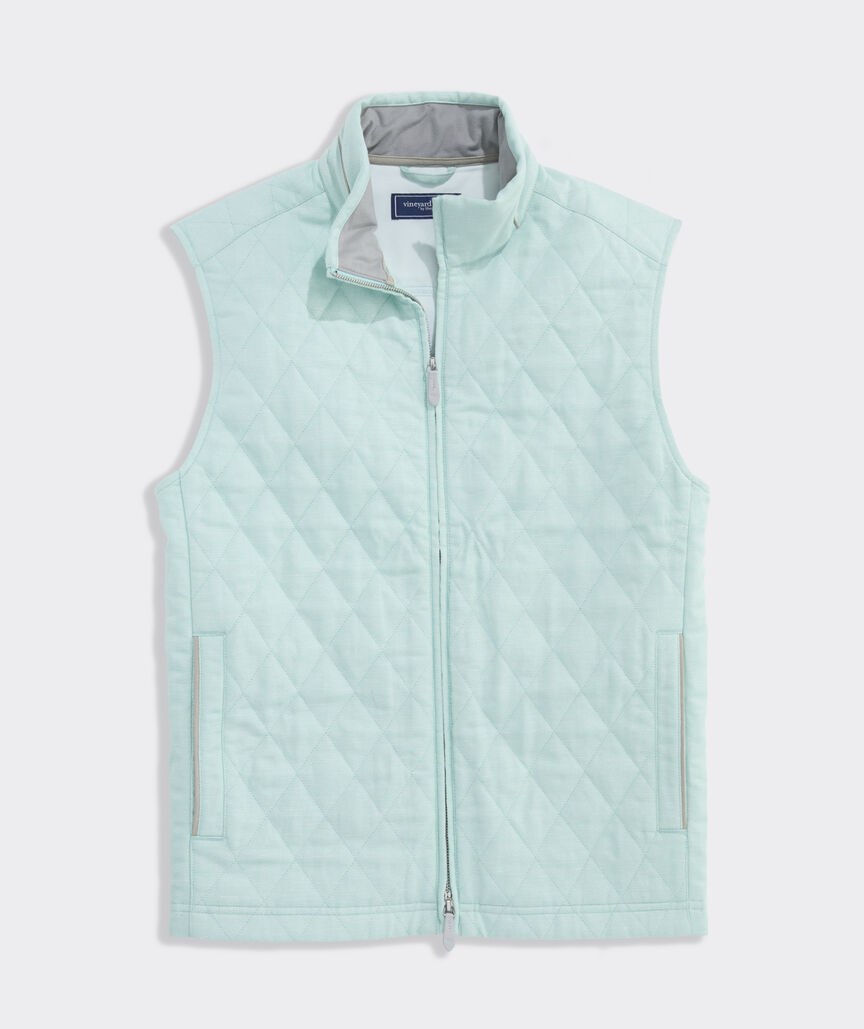 Textured Linen Dorset Quilted Vest