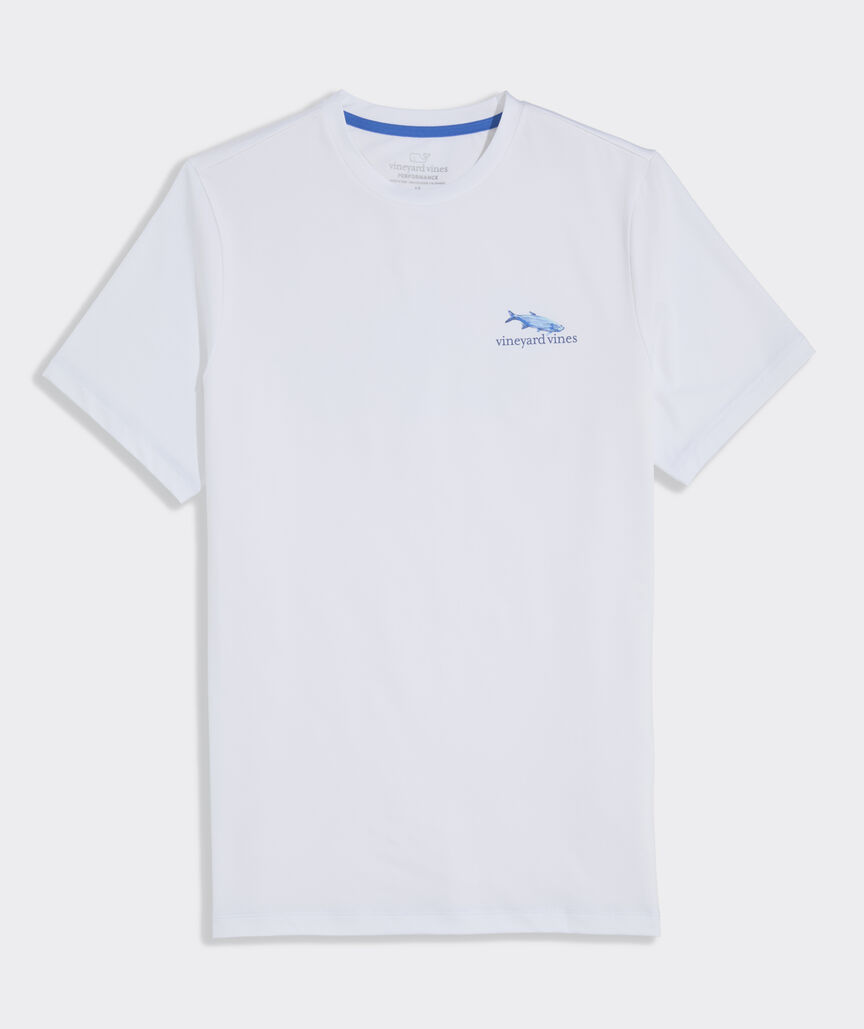 Performance Painted Tarpon Short-Sleeve Harbor Tee