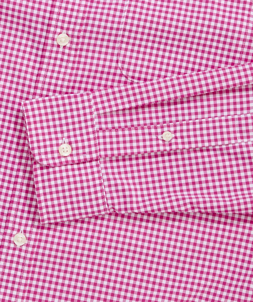 Performance Coral Reef Gingham Featherweight Shirt