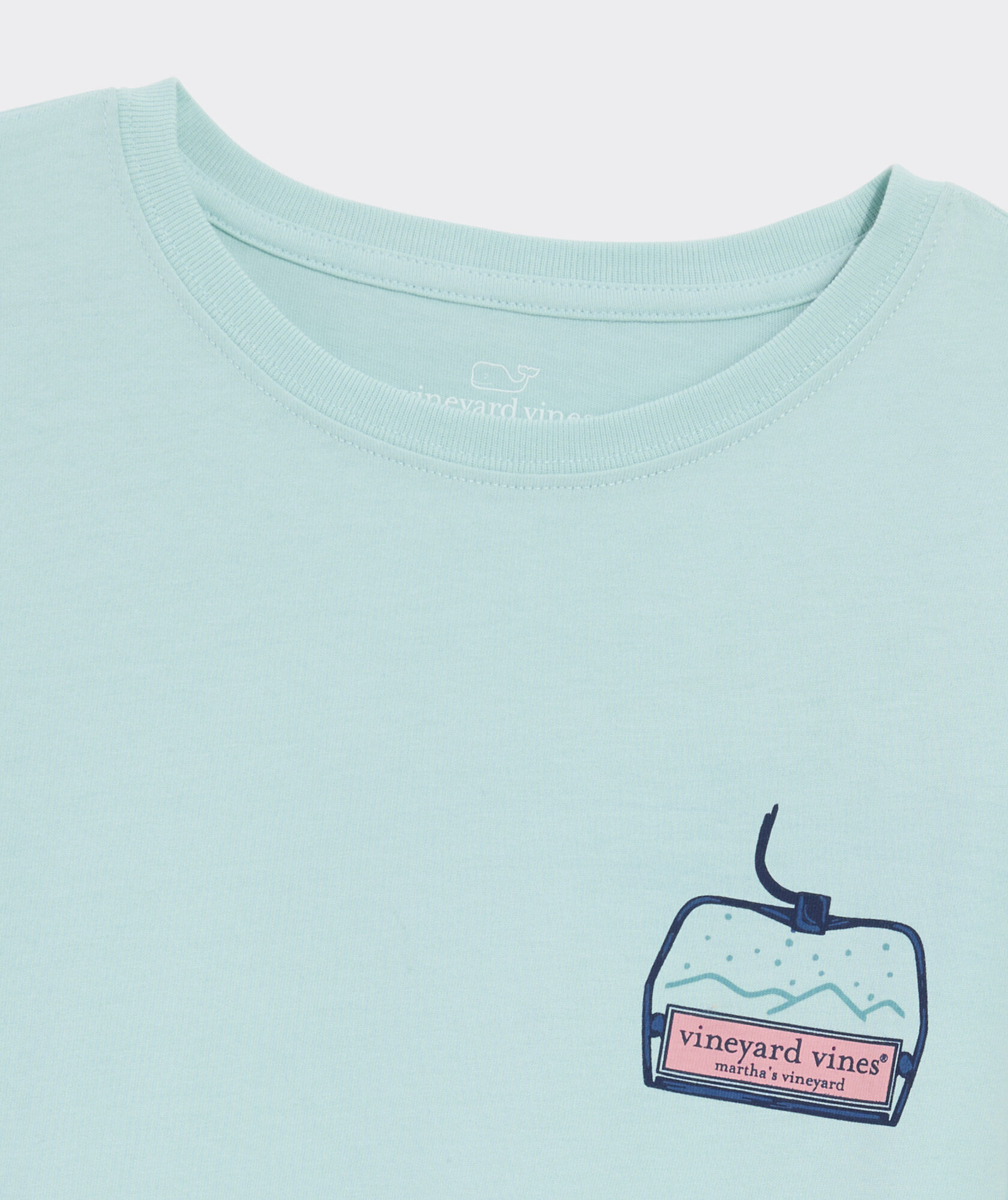 Ski Lift Logo Box Long-Sleeve Tee