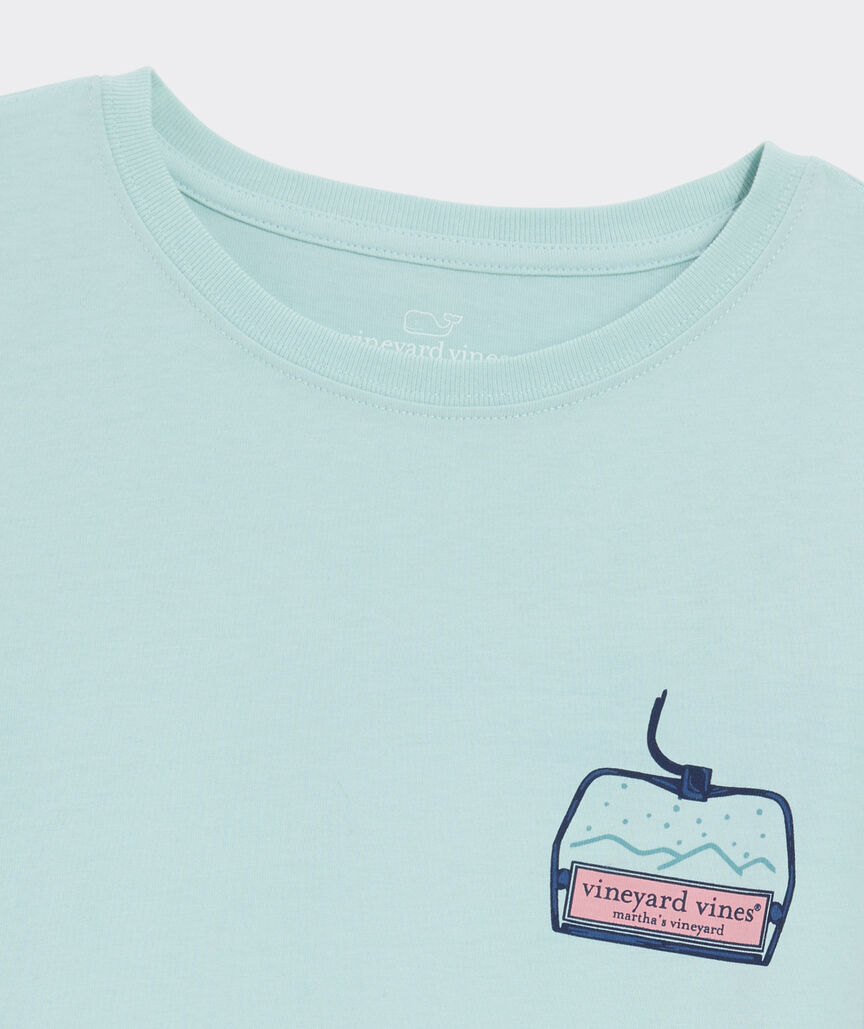 Ski Lift Logo Box Long-Sleeve Tee