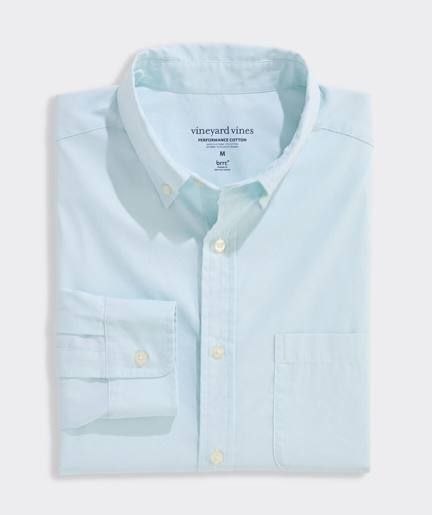 Performance Cotton Breakwater Solid Shirt