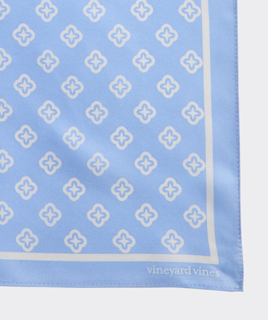 Floral Foulard Printed Pocket Square