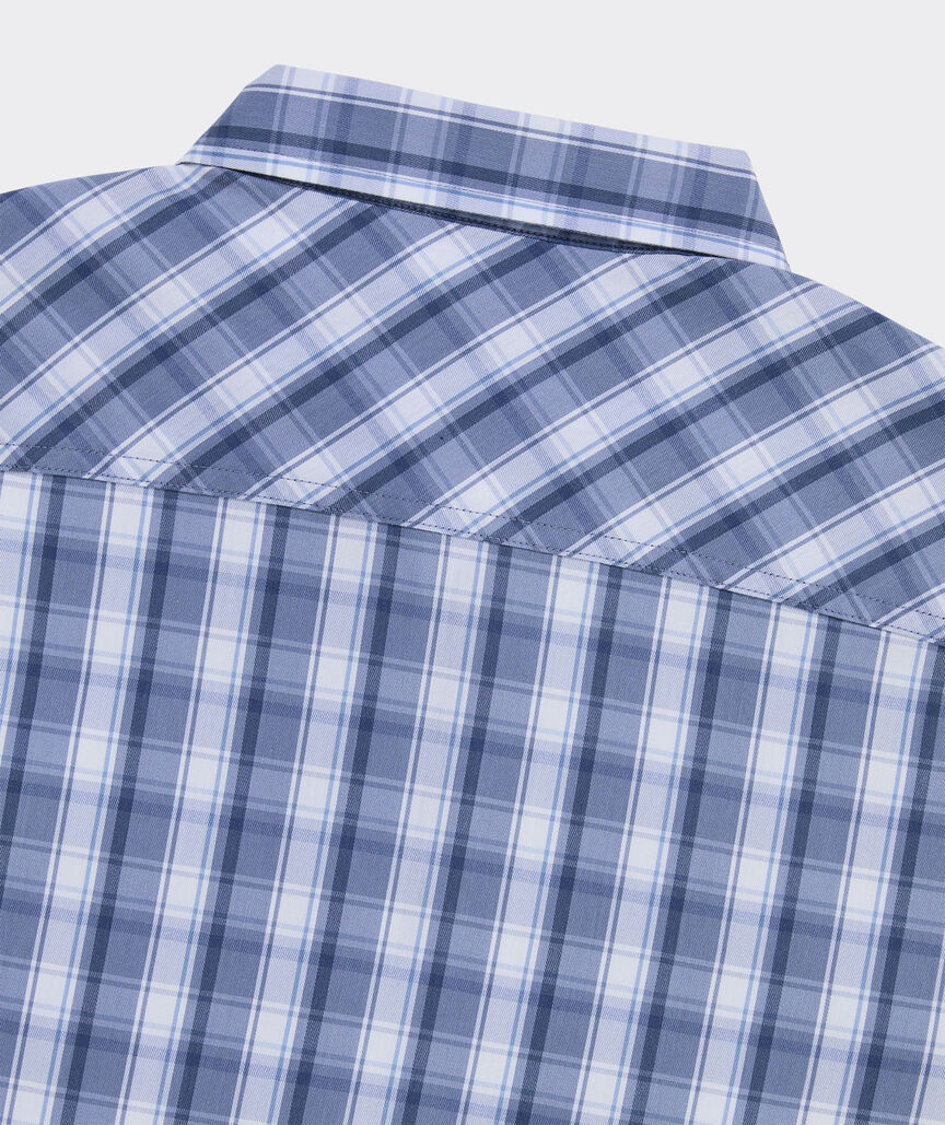 Performance Higgs Beach Plaid Backbay Shirt