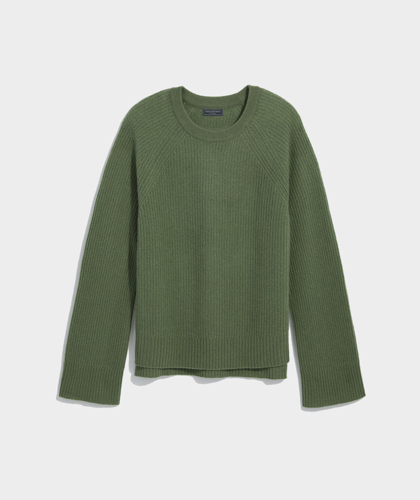 Seaspun Cashmere Ribbed Crewneck Sweater
