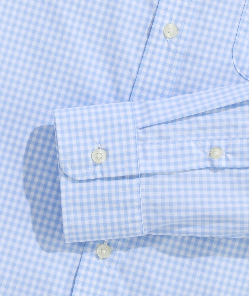 Performance Coral Reef Gingham Featherweight Shirt