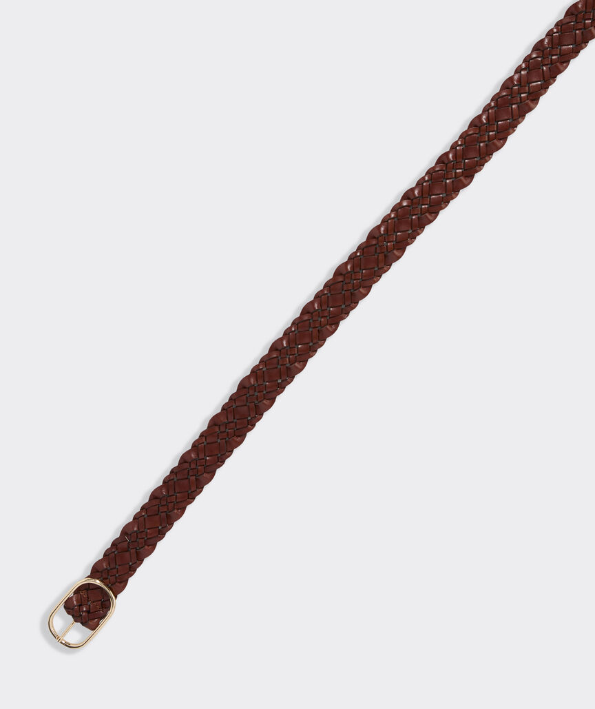 Braided Leather Belt