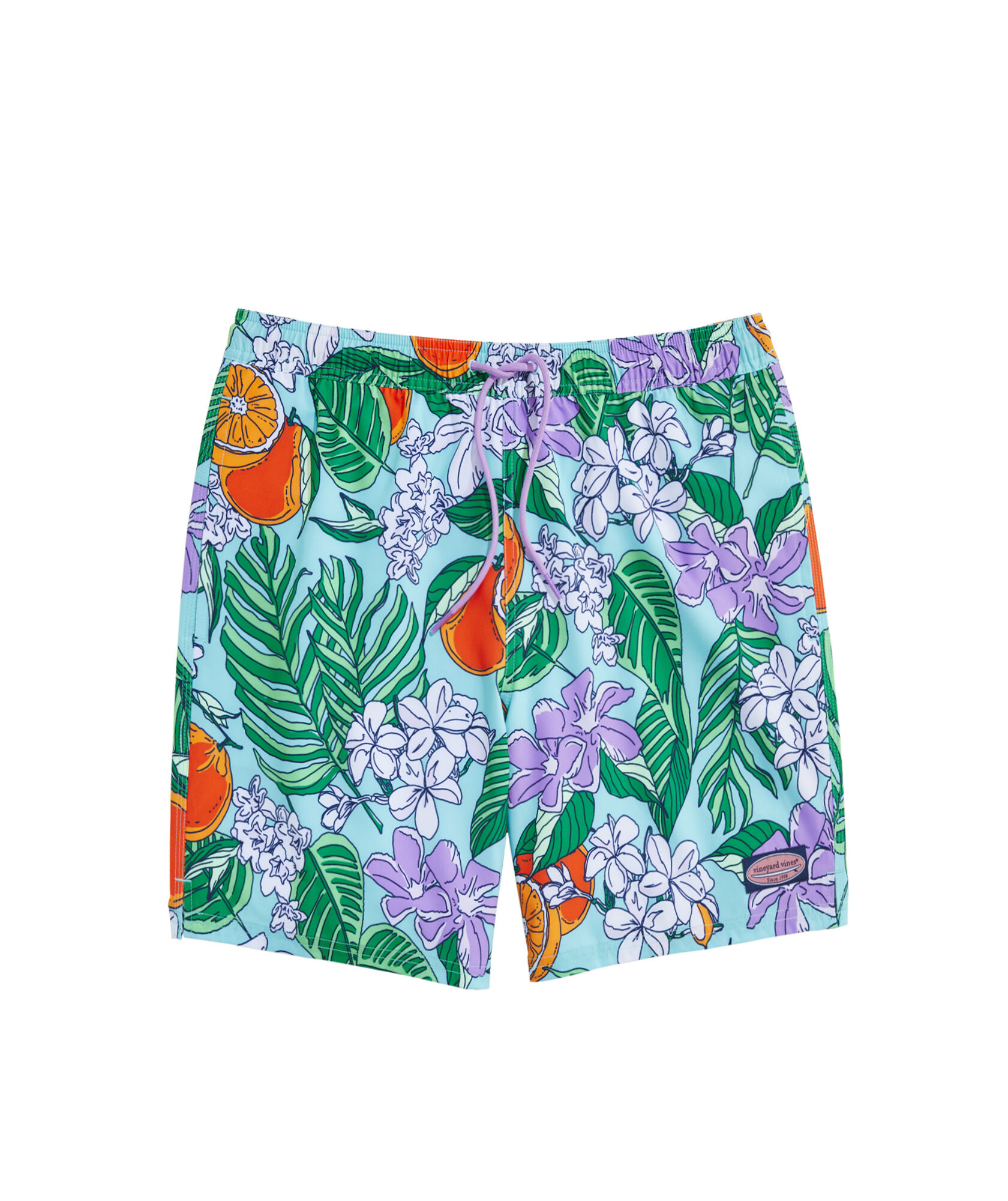 OUTLET Boys' Printed Chappy Swim Trunks