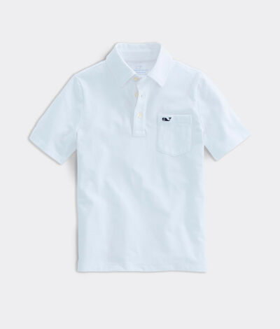 Vineyard Vines Kids' Edgartown Polo Shirt (White) (Size: 2T) (100% Cotton)