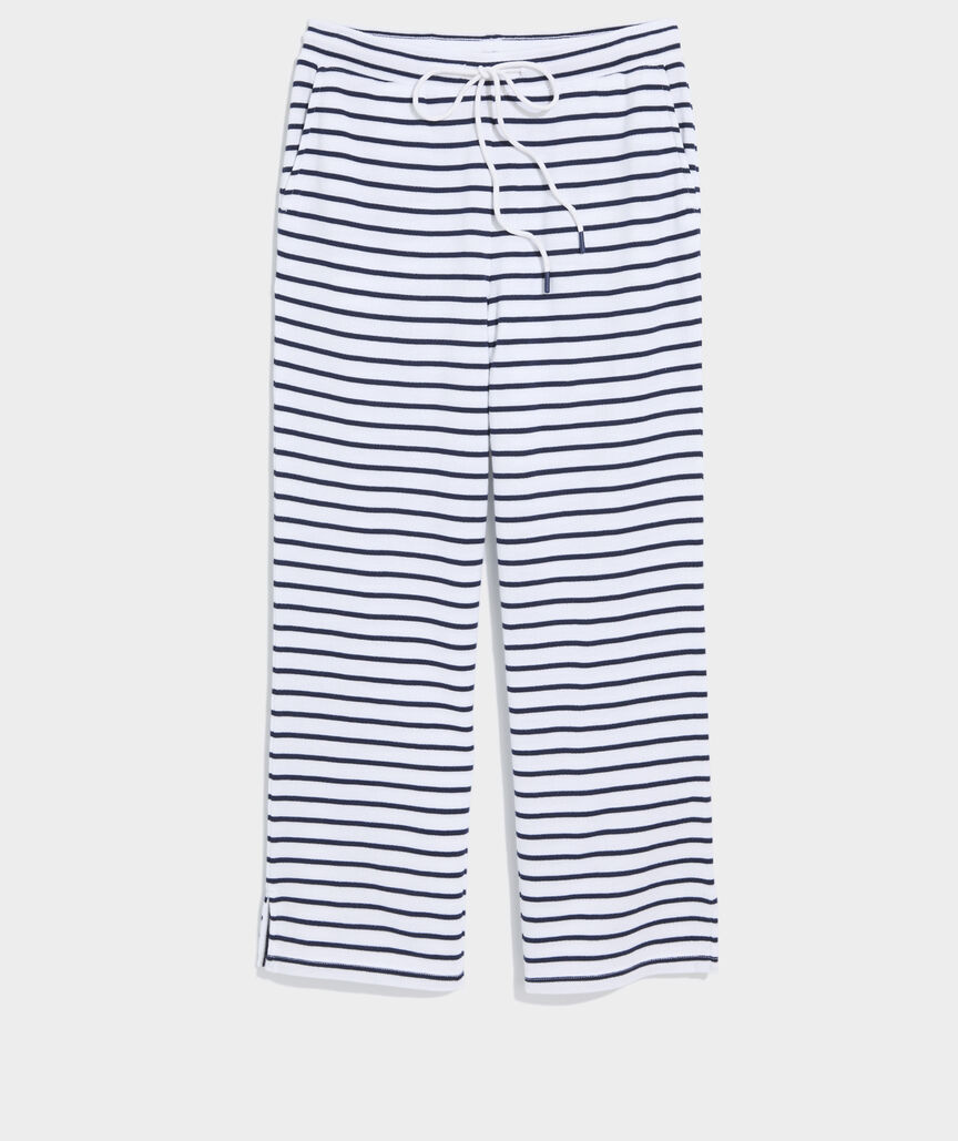 Beachy Terry Cropped Pants
