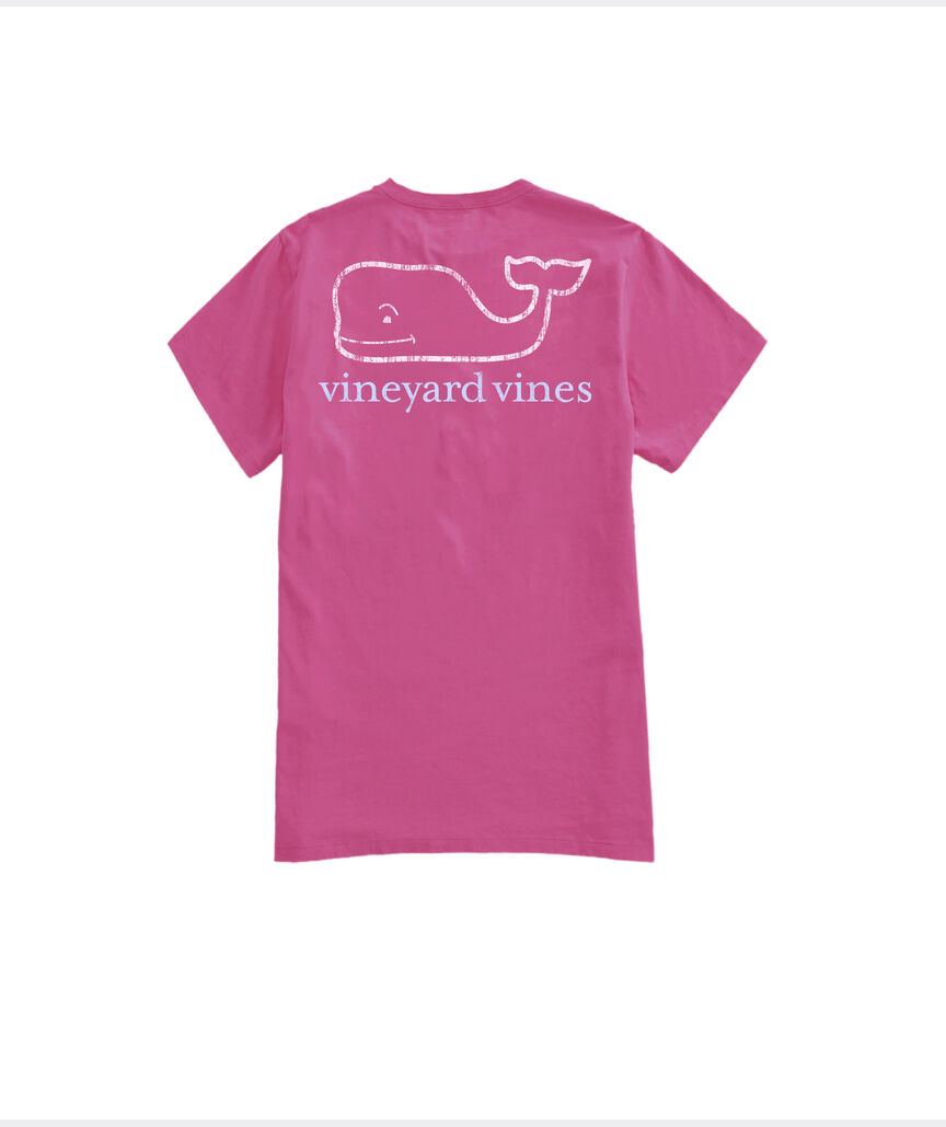 OUTLET Two-Tone Vintage Whale Short-Sleeve Pocket Tee