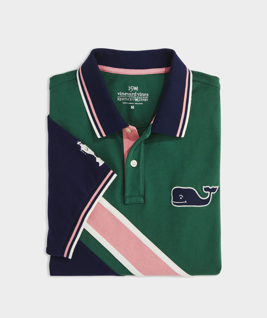 Kentucky Derby Heritage Diagonal Stripe Polo