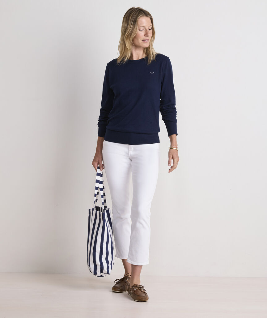 Cotton Cashmere Heritage Crewneck Sweater