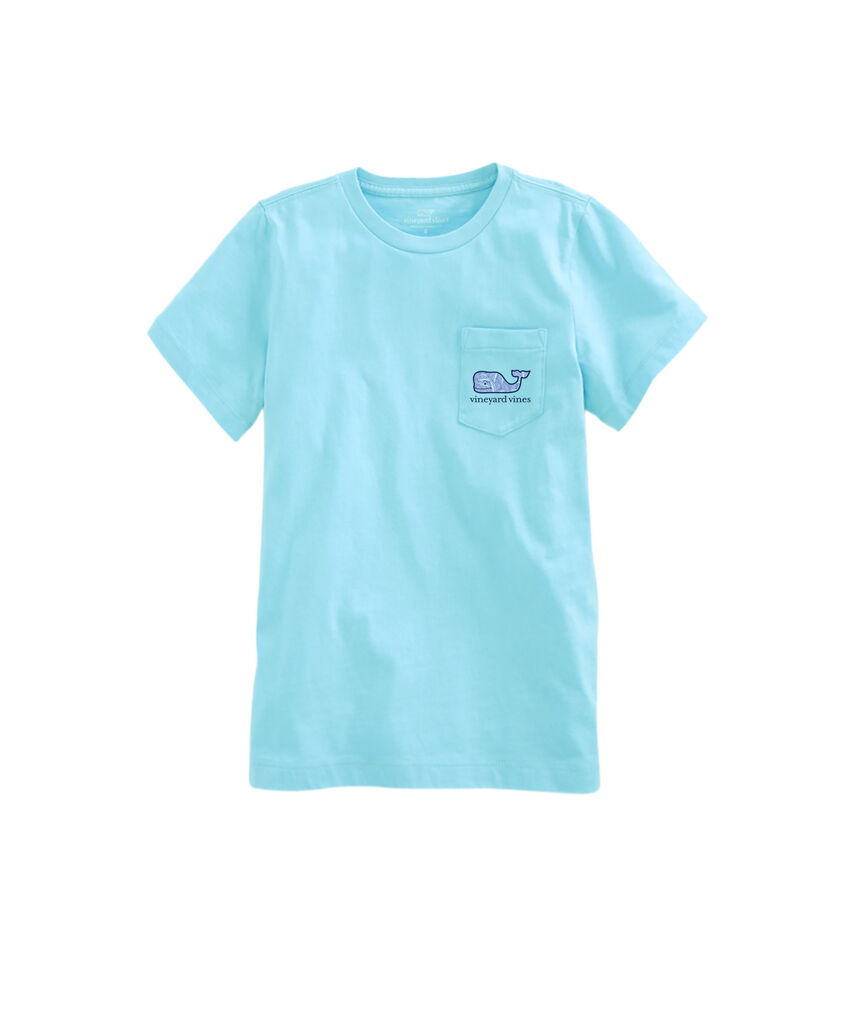 OUTLET Vintage Leaf Whale Short-Sleeve Pocket Tee