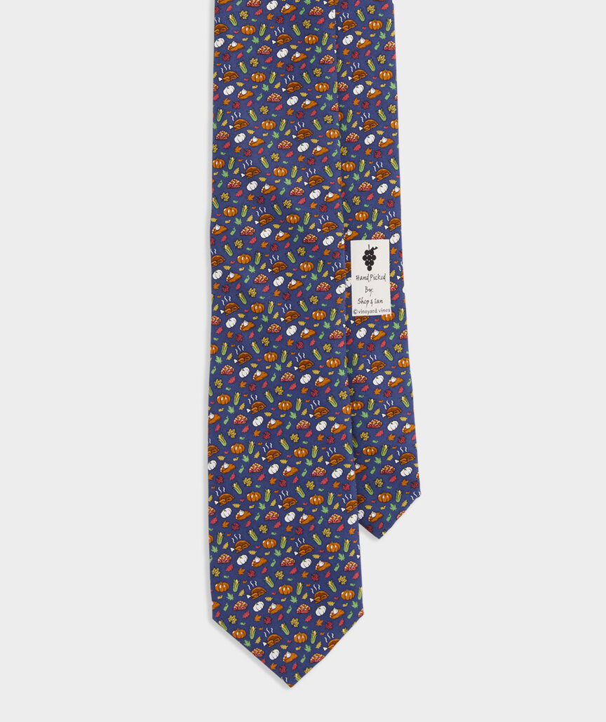 Thanksgiving Essentials Silk Tie