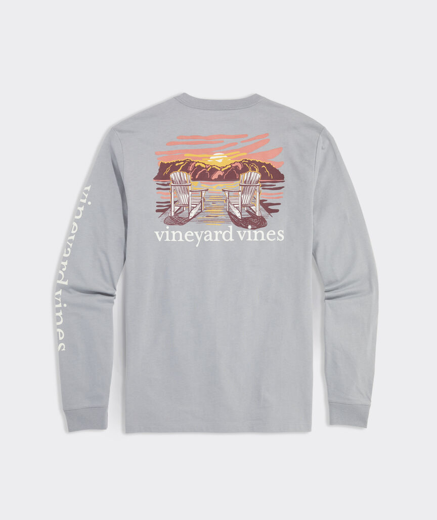 Adirondack Sunset Long-Sleeve Pocket Tee
