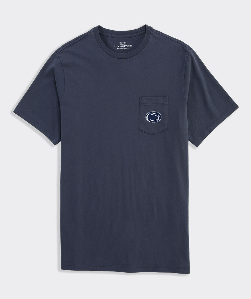Penn State University Pennants Short-Sleeve Pocket Tee