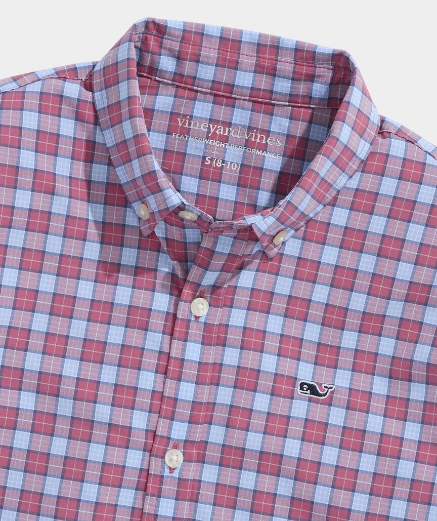 Boys' Performance Duval Check Featherweight Shirt