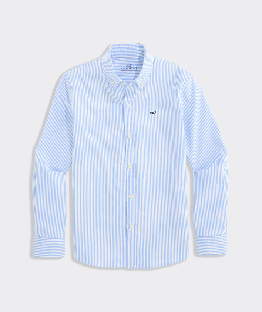 Boys' University Stripe Oxford Shirt