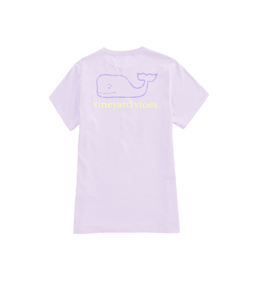 OUTLET Two Tone Vintage Whale Short-Sleeve Pocket Tee