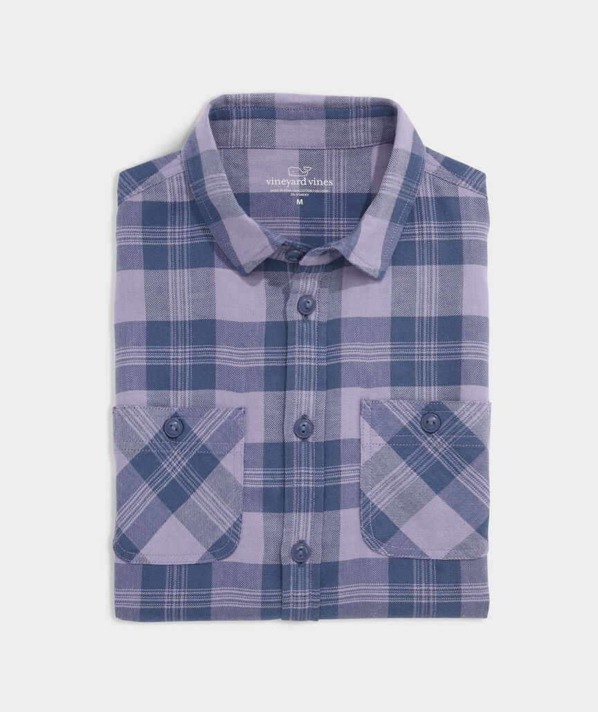 Boys' Island Twill Patch Pocket Shirt