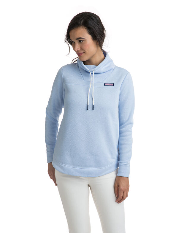 Shop Sweater Fleece Funnel Neck Shep Shirt At Vineyard Vines