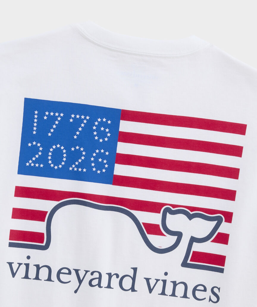 1776 To 2026 Flag Short-Sleeve Pocket Tee