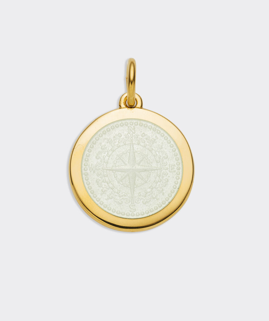 Colby Davis Medium Compass Gold Vermeil