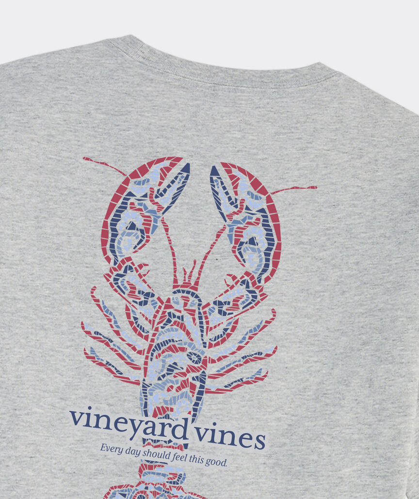 Boys' Tile Lobster Short-Sleeve Pocket Tee