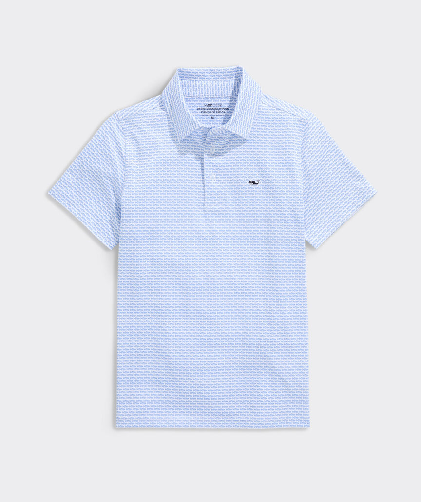 Boys' Performance Printed Sankaty Polo