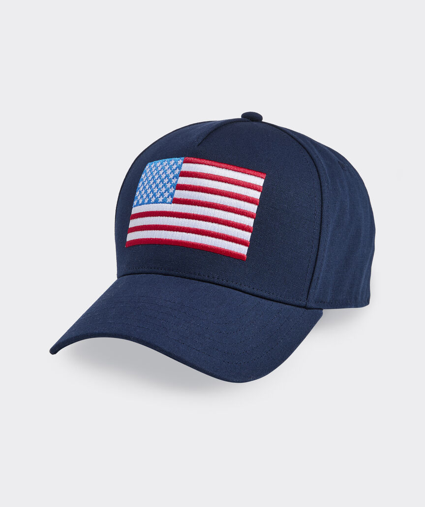 High Profile American Flag Trucker
