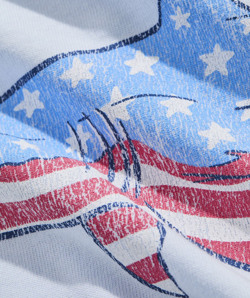 Boys' Flag Shark Short-Sleeve Pocket Tee