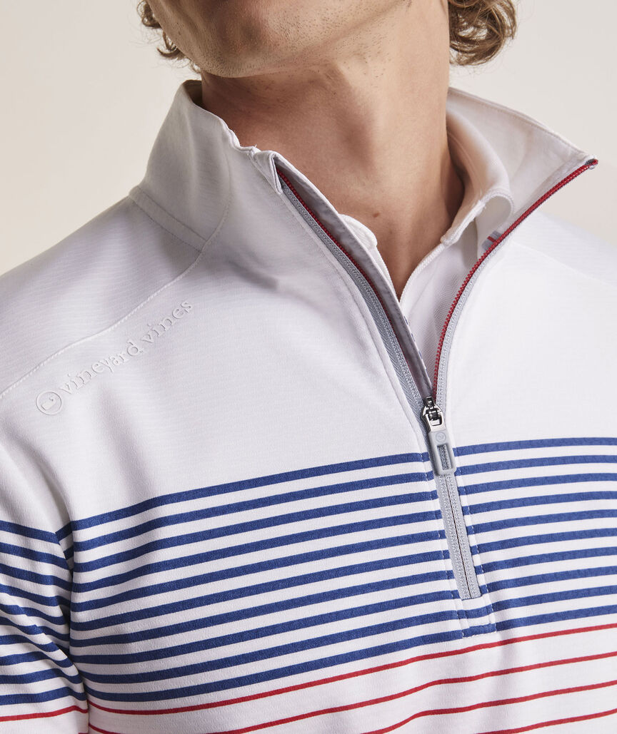 Striped Sankaty Quarter-Zip