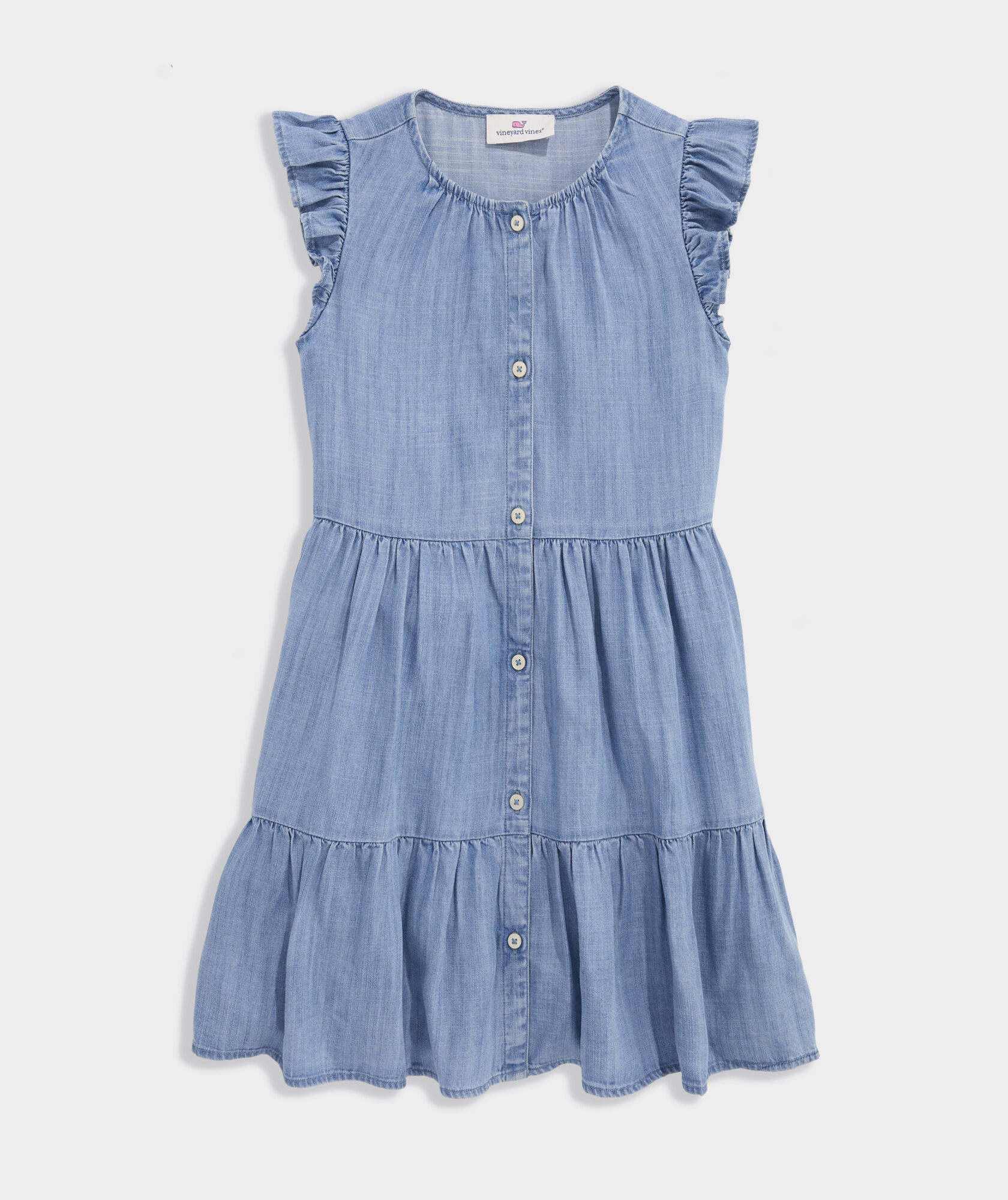 Girls' Evie Chambray Dress