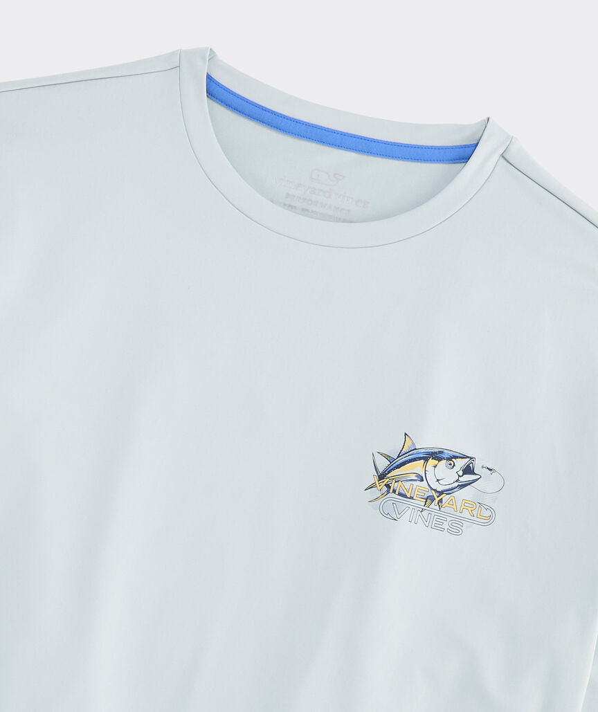 Performance Yellowfin Hooked Long-Sleeve Harbor Tee