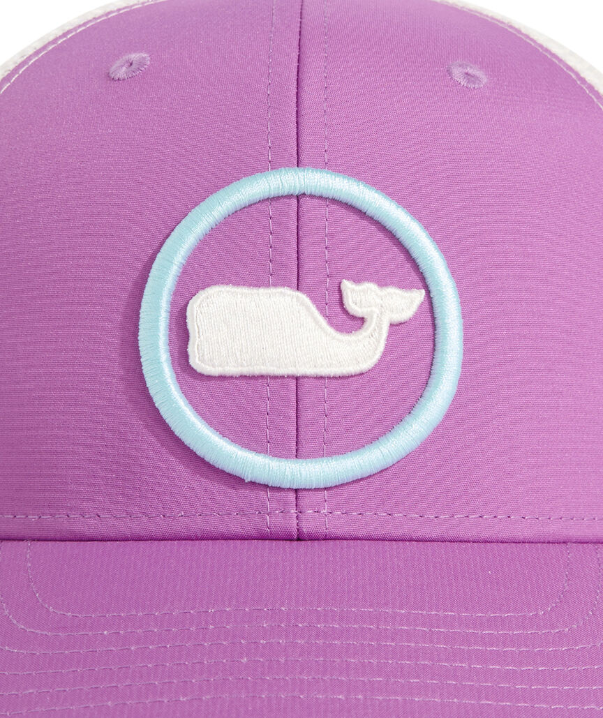 OUTLET Women's Whale Dot Performance Trucker Hat
