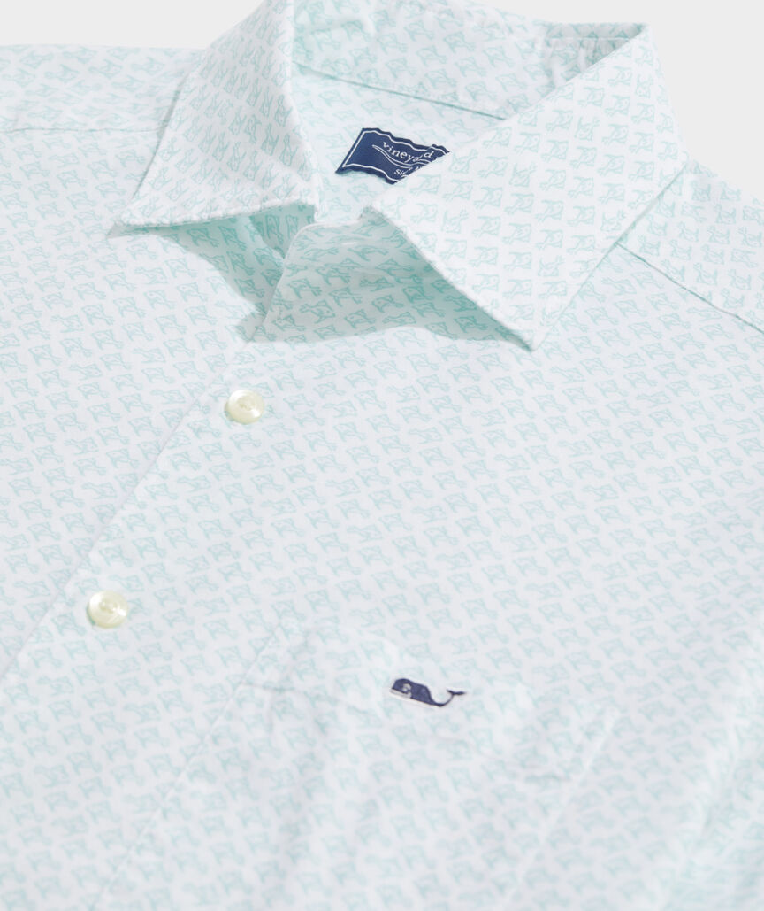 Oak Bluff Fish Short Sleeve Shirt