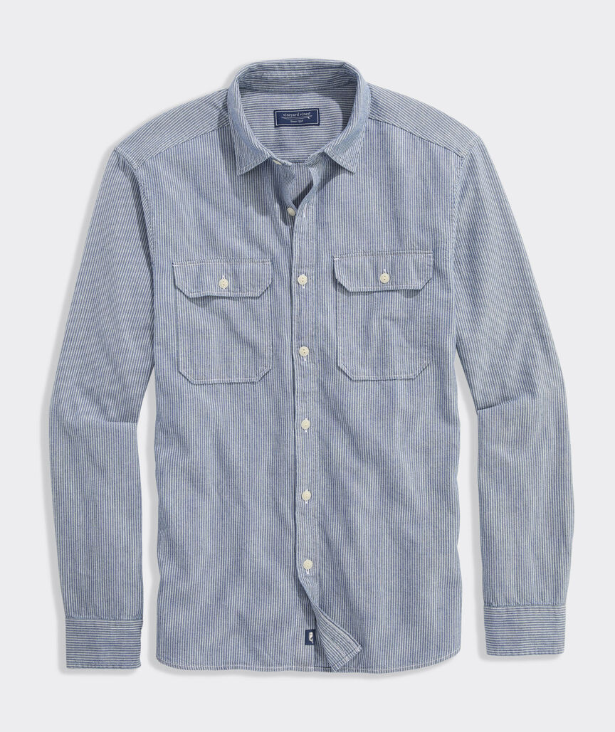 Indigo Stripe Montauk Shirt
