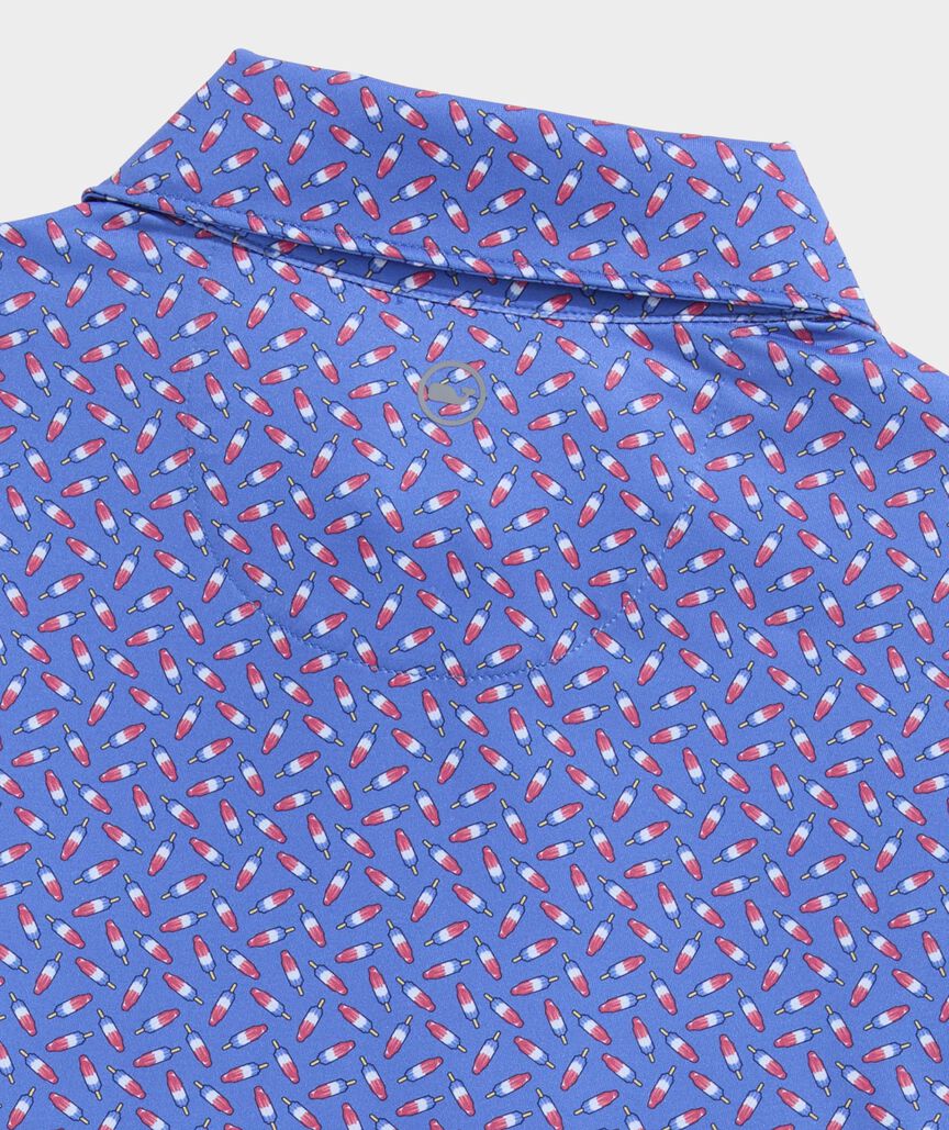 Boys' Performance Printed Sankaty Polo
