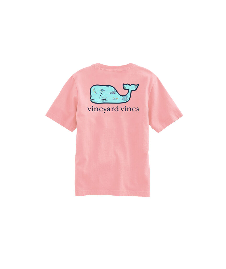 OUTLET Boys' Gasparilla Vista Whale Short-Sleeve Pocket Tee