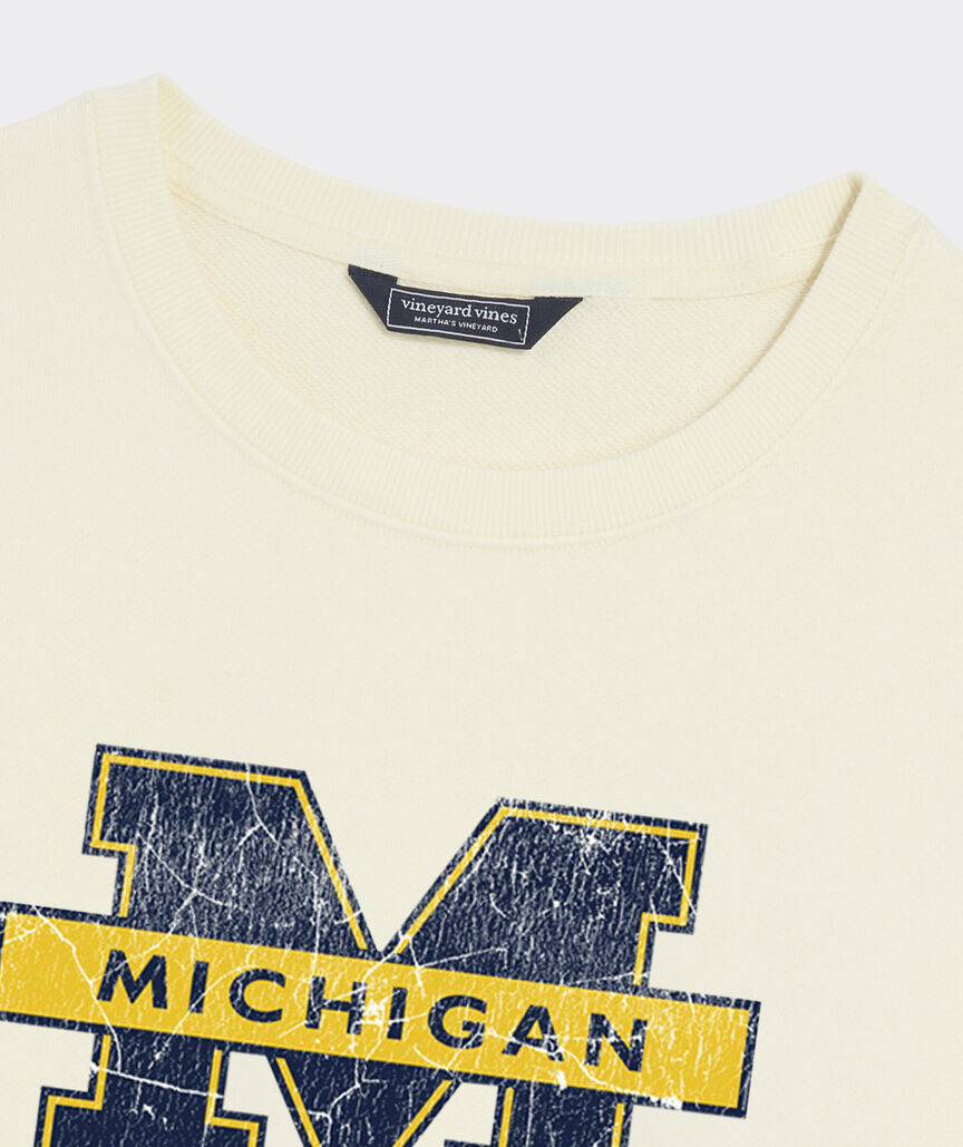 Womens University of Michigan Crewneck