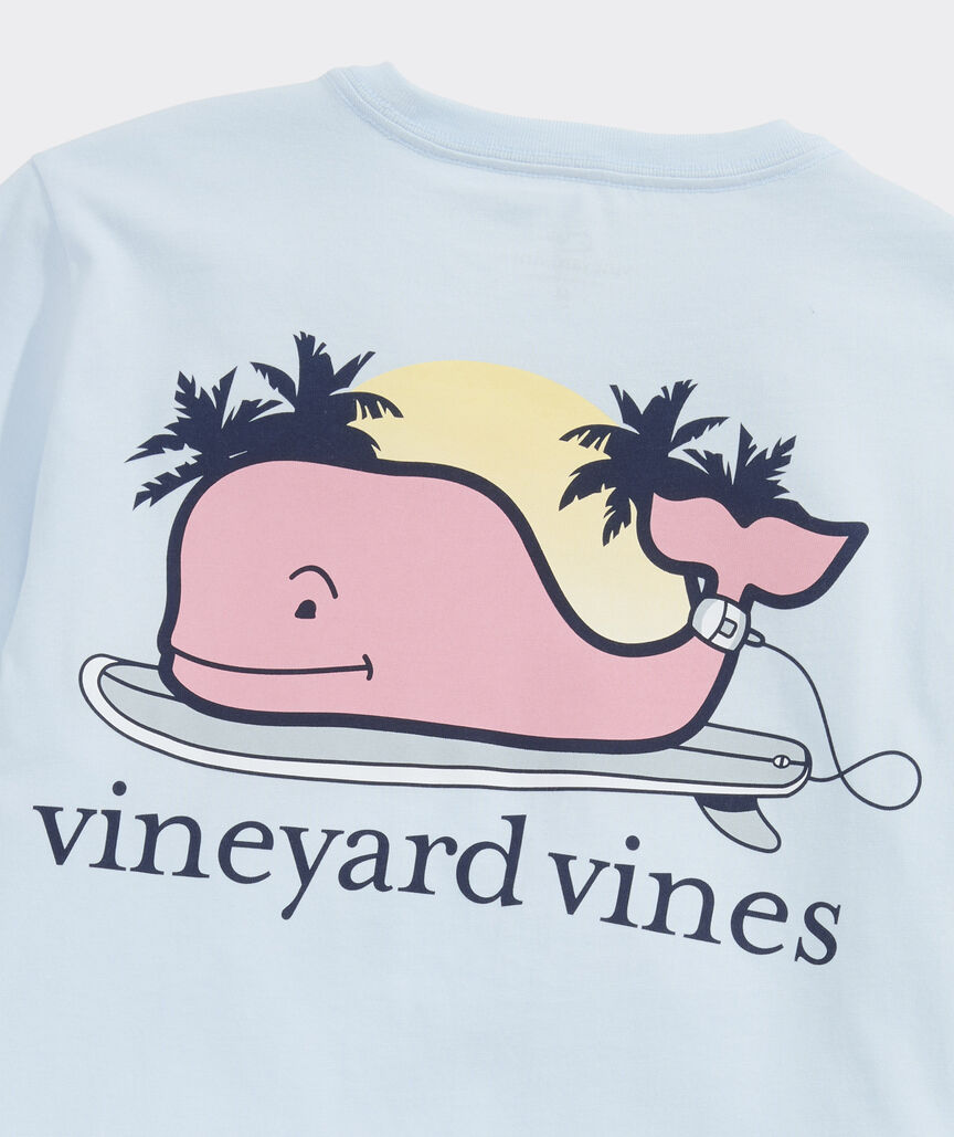 Boys' Surf Whale Short-Sleeve Pocket Tee