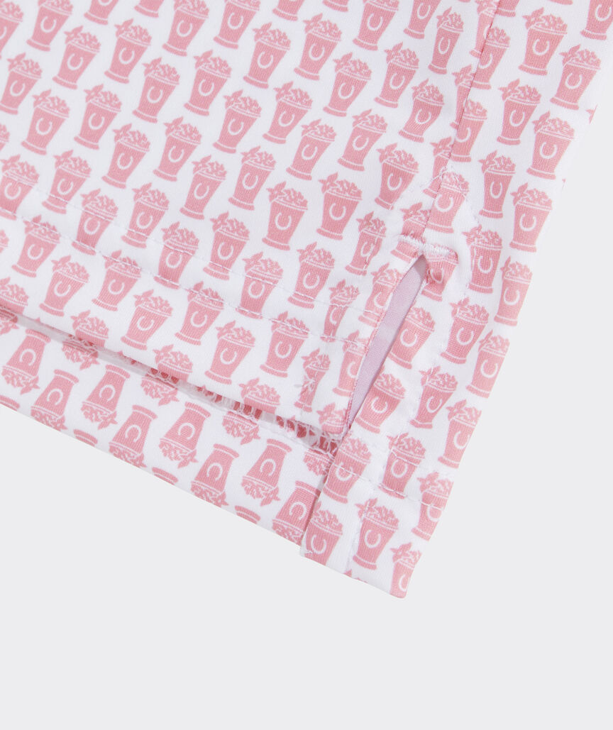Kentucky Derby Printed Sankaty Polo