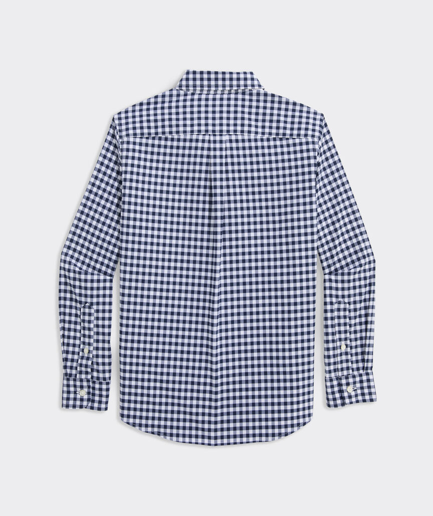 Boys' Performance Mainsail Gingham Featherweight Shirt